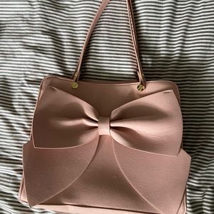 Betsey Johnson Pink Tote Purse